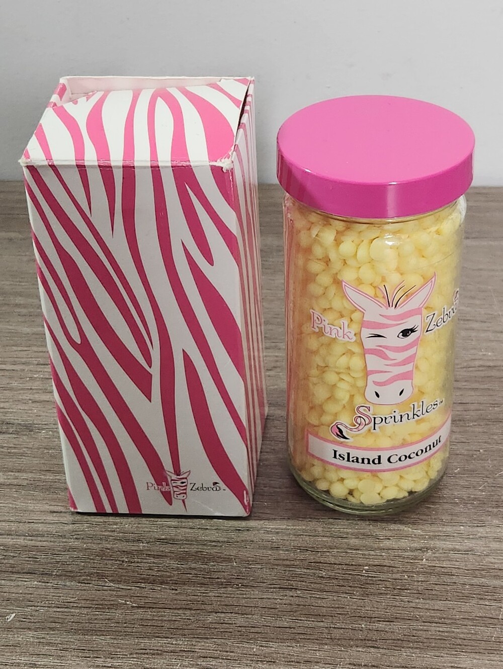 Pink Zebra Island Coconut 3.75 oz Wax Sprinkles